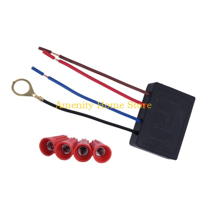 F26C User Friendly Touch Switches Plastic Switches 220V 3A Quick Fixing for Desk Lamp