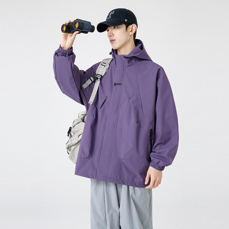 Куртка мужская японская модная брендовая свободная куртка с капюшоном для альпинизма мужская весенне-осенняя американская повседневная рабочая куртка