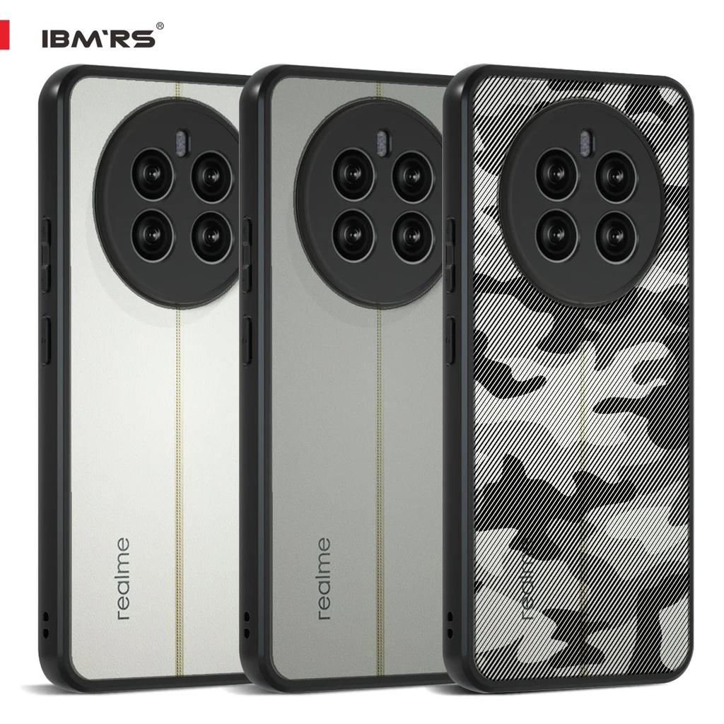 (В комплекте ремешок на запястье)Чехол для Realme 12 4G, предотвращает случайные падения, нескользящий, антижелтый, камуфляжный прозрачный чехол для телефона