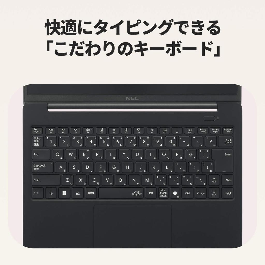 NEC LAVIE N14 Slim Laptop In with AMD 7 16GB 512GB MS Office Windows Battery Frost Black 14.0-inch (Made Japan, Fall/Winter 2025) Ryzen™ 8840U,