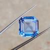 AAA 14x13 MM Natural Santa Maria Aquamarine Loose Asscher Cut Gemstone p507