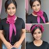 1 шт. Одежда Мода Многоцелевой Наряд Элегантное Украшение Длинный Шелковый Шарф Темперамент Аксессуары Привлекательная Роза