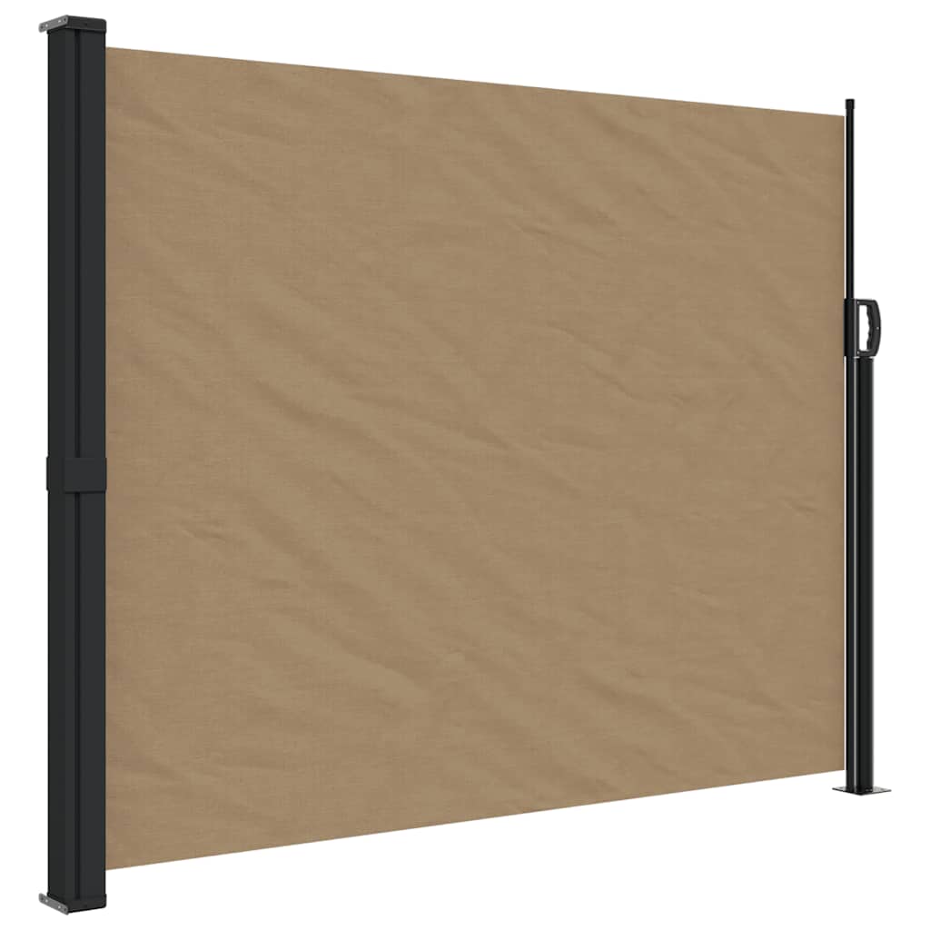 Vidaxl Zwijana Markiza Boczna, Taupe, 160X500 Cm