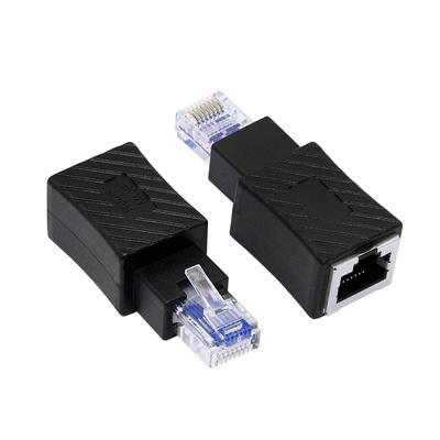 Прямоугольный адаптер Fast Ethernet Rj45 «папа-мама» Cat5/6 Ethernet Lan Extension адаптер
