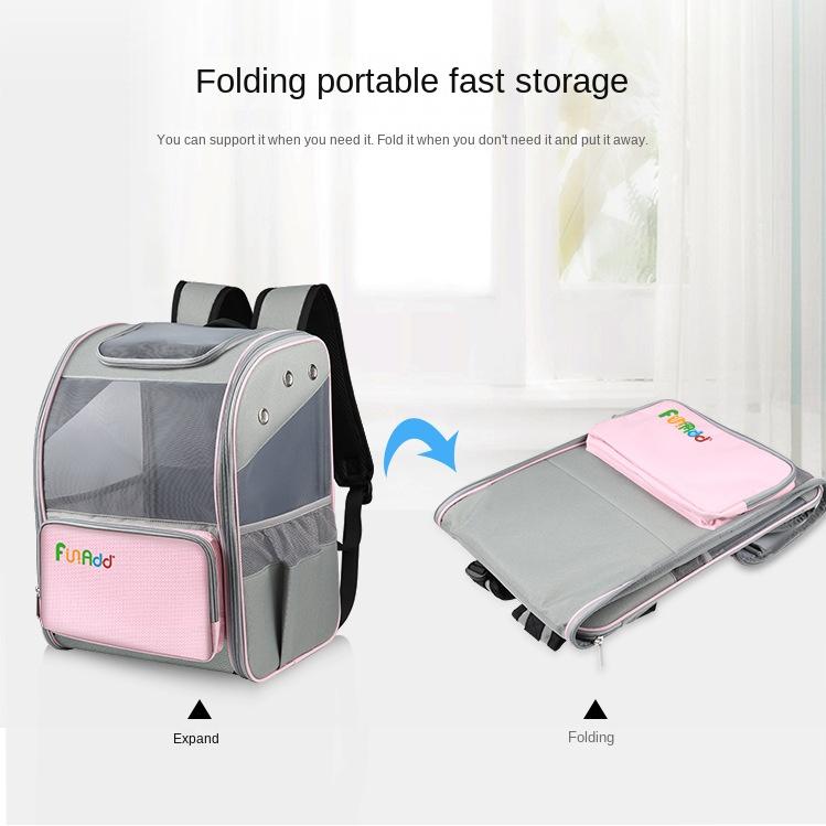 Pet Bag Travel Breathable Pet Bag Dog Backpack Teddy Outdoor Portable Dog Bag Cat Bag