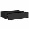 VidaXL Wall Shelf with Drawer Floating Shelf Hanging Shelf Wall Mount Living Room Lounge House Interior Black 330243