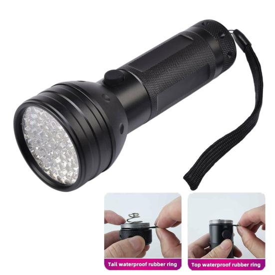 Фонарик Yousheng UV Black Light Компактный дизайн Портативный широкополосный аккумуляторный ультрафиолетовый детектор черного света