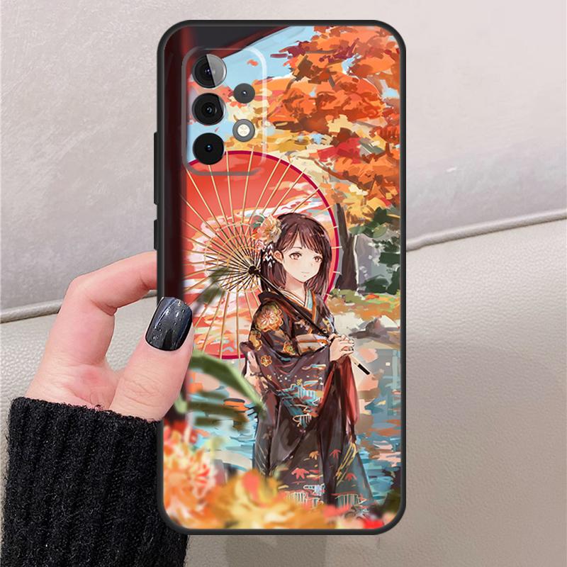 Японское искусство Татуировка Кимоно Для Samsung Galaxy A17 A37 A57 A53 A33 A13 A32 A52 A16 A36 A56 A55 A35 A15 A54 A34 A14 Чехол