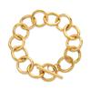 Chain Thick Stainless Steel Round Cross Chain Ot Buckle Gold Bracelet Necklace