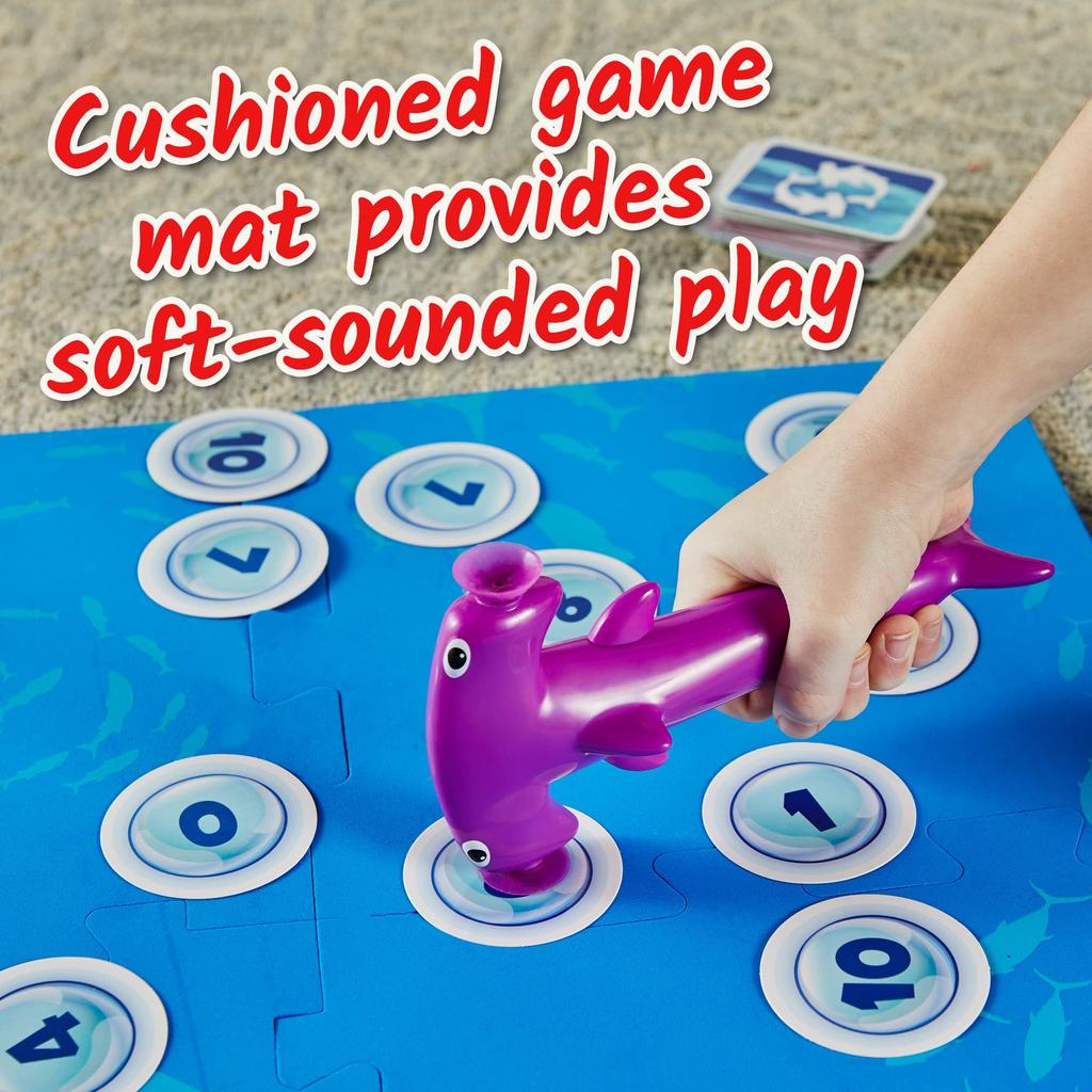 Learning Resources Hammerhead Shark Number Hunt Calculation Game, Math Game, Addition and Subtraction, 95658, Authentic