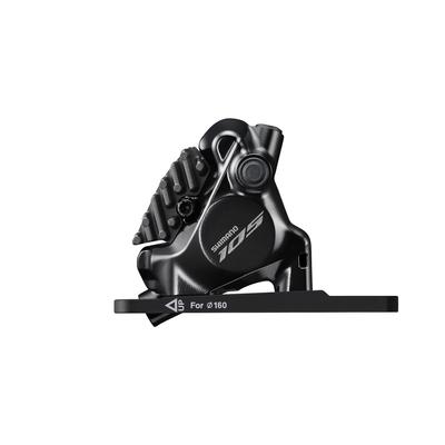 Передний плоский кронштейн Shimano для ротора с резиновым плавником IBRR7170F6RF средний BR-R7170 в комплекте/крепление 140/160 мм