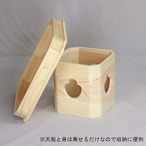 Naamukuma-chan Workshop Sanbo 6-inch (Width 18.5 x Height 14.5cm) Sanbo, made of cypress wood, domestically produced, for Shinto altars, Shinto ritual