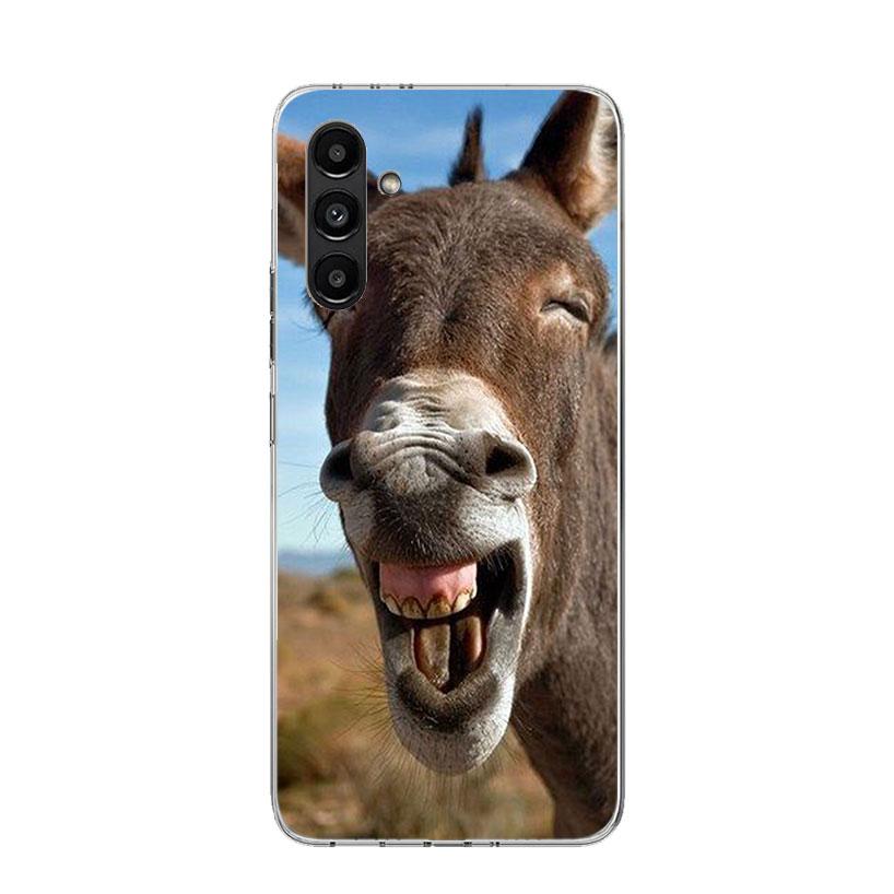 Funny Donkey Phone Case For Samsung Galaxy A13 A14 A15 A16 A17 A53 A54 A55 A56 A33 A34 A35 A36 A23 A24 A25 A26 A05S A04S