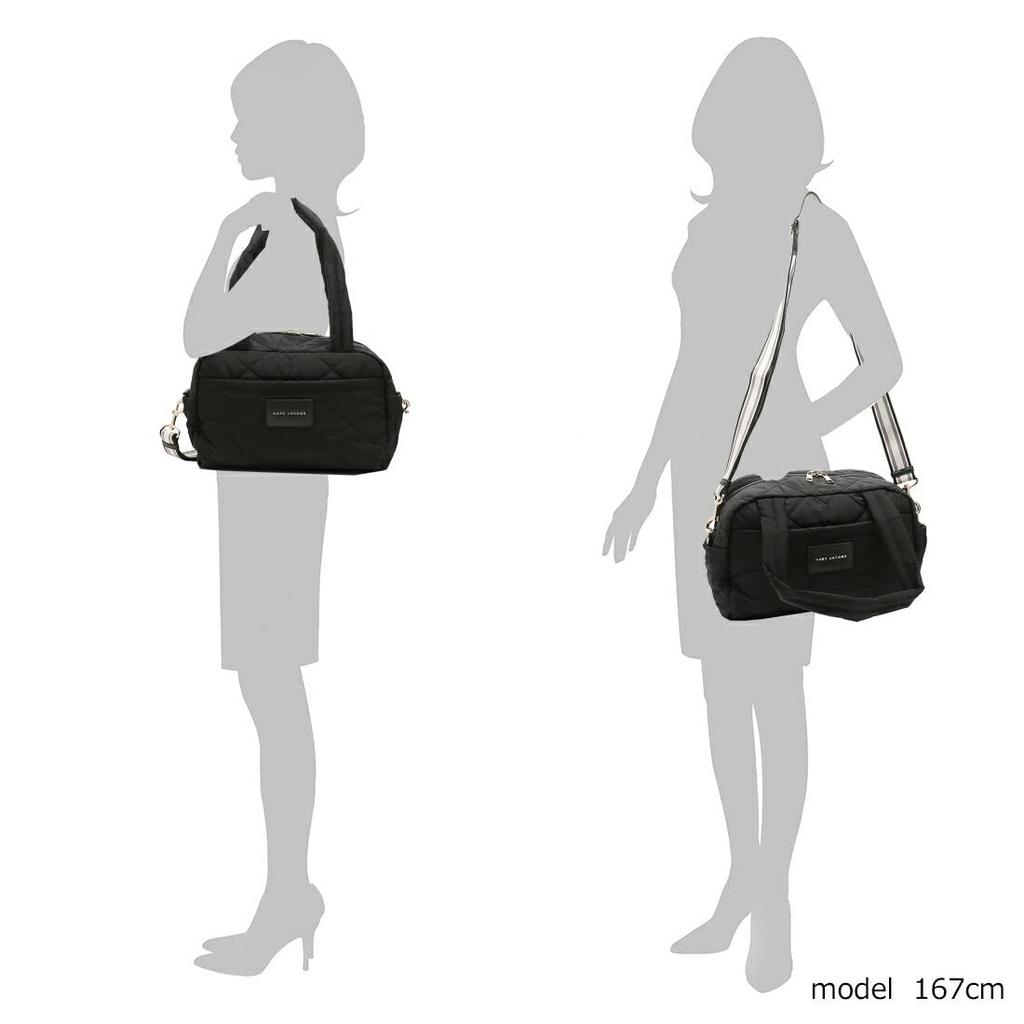 Outlet Boston Bag Shoulder Bag Quilted Black MARC JACOBS M0017015 001 Compatible with A4 [Marc Jacobs] Women's [Item]