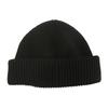 [Marimekko] Шапка-бини вязаная шерстяная шапка Unikko Pavva однотонная шапка-бини [Б/у] (черный)