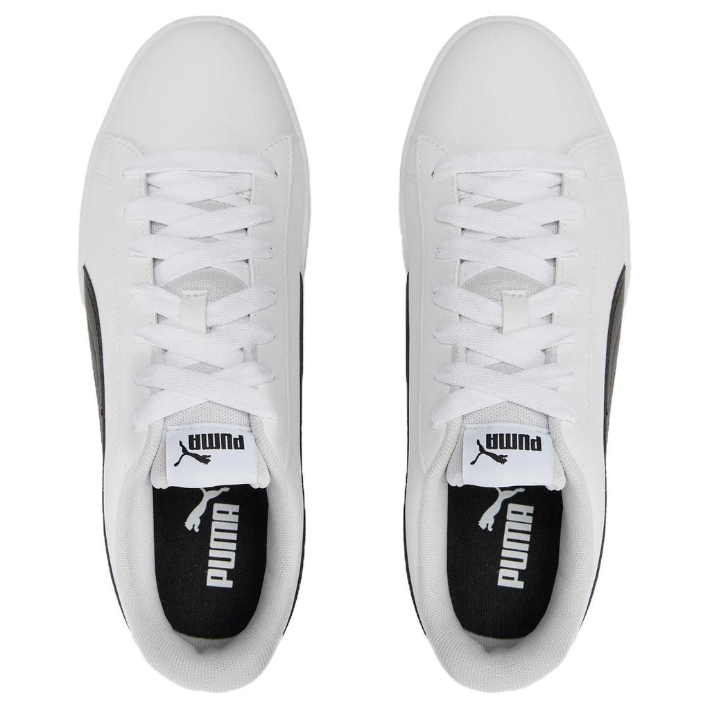New PUMA Rickie Classic Abrasion Resistant Low Top Skateboard Shoes Unisex White Black 394251-16
