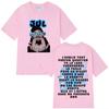 Y2k Fashion Album Graphic Oneck Shirt Rapper Jul Print T Shirt Summer Hip Hop Fashion High Quality Oversized Tshirt Unisex