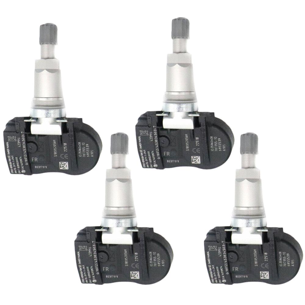 4Pcs Tire Pressure Monitoring Sensor TPMS For BMW 2 3 4 I M2 M3 M4 X1 X2 X5 X6 MINI 433MHz 36106876666, 36106855539, 36106881890