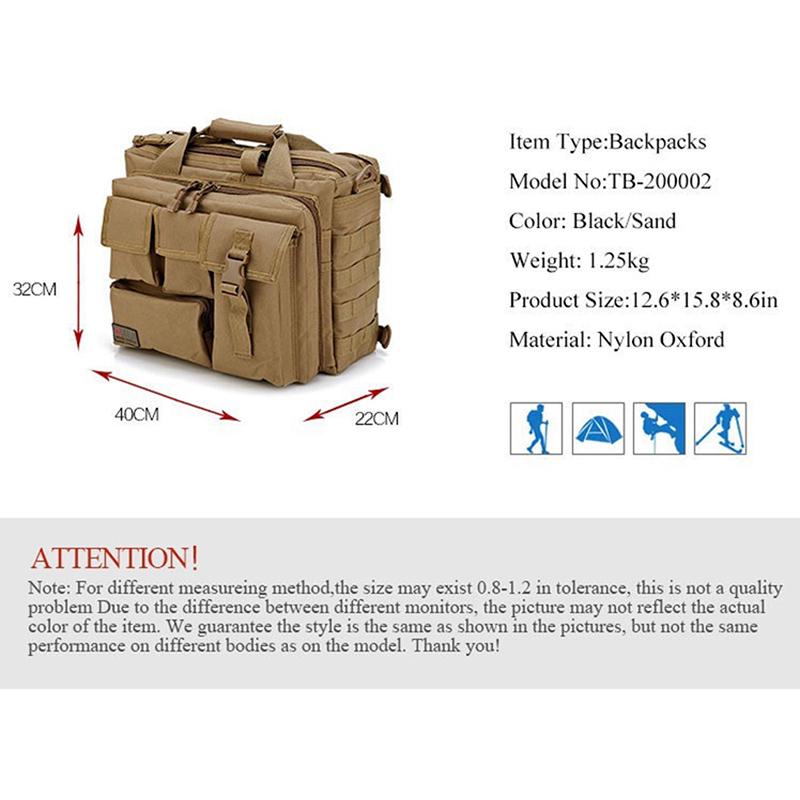 Мужские дорожные сумки на ремне Molle Открытый спортивный рюкзак для ноутбука Камера Mochila Военная тактическая сумка