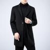 Firstview Men's Mid-Length Double-Faced Wool Overcoat FV24D1121