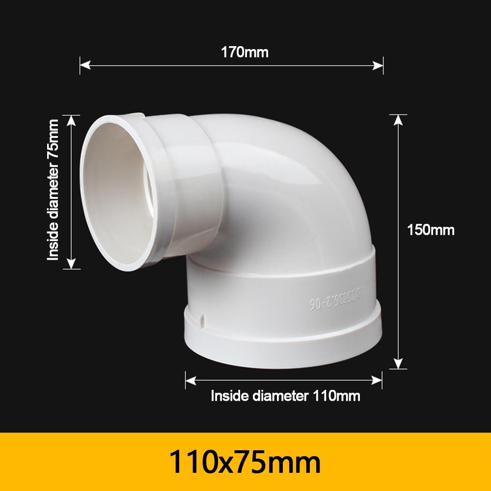 Новый ПВХ Труба Редукционный Отвод 2 Направления Белый Фитинг Уголок Фитинги Труба Мебель Сад Опорная Конструкция