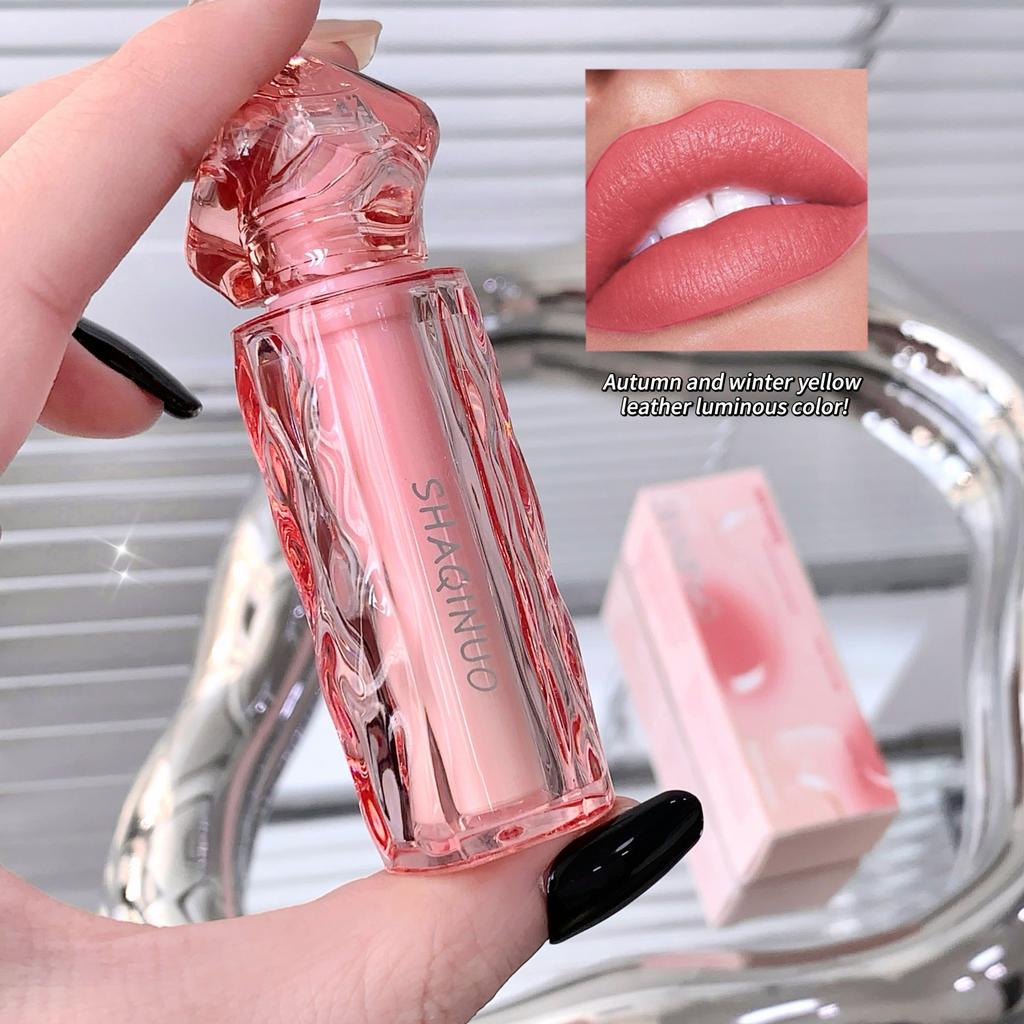 SHAQINUO Хлопковый матовый вельветовый мусс для губ