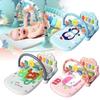 Infant Musical Piano Baby Gym Mat With Detachable Hanging Toys And Light-up Features