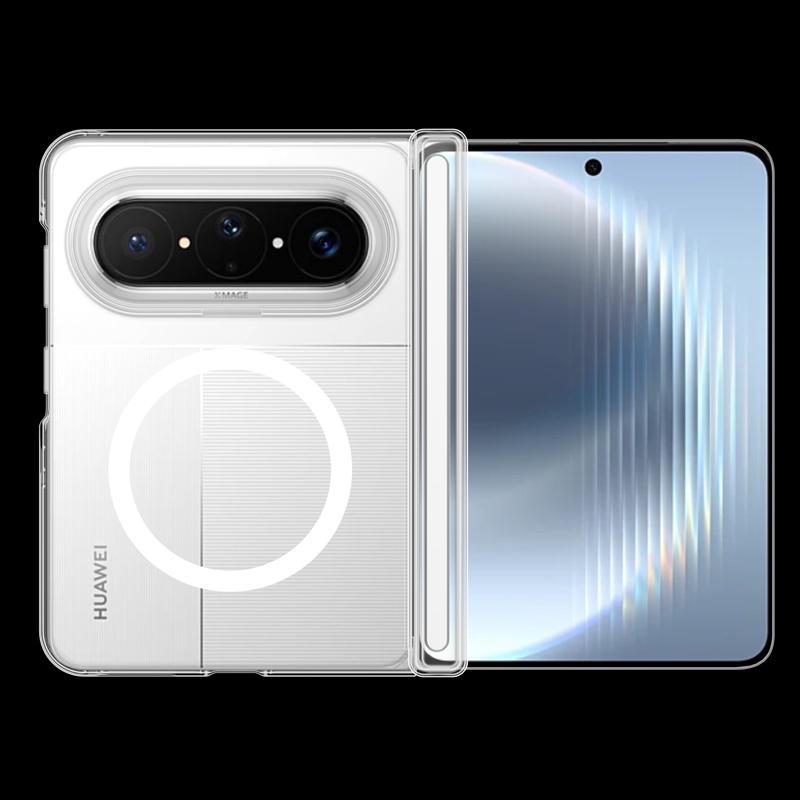 Противоударный чехол Purecolor с магнитной петлей для Huawei Pura X Max