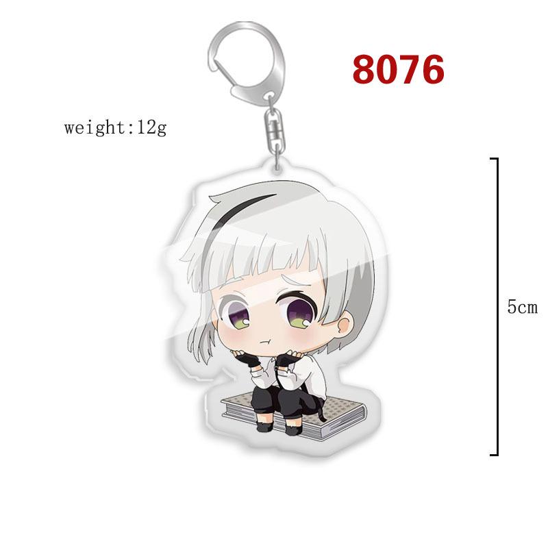 Аниме Bungou Stray Dogs Atsushi акриловый брелок 6 стилей брелок для ключей акриловая фигурка брелок для ключей сумки-украшения подарок