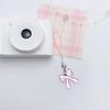 Stylish Star Bag Pendant Camera Pendant Cute Phone Lanyard Fashionable Phone Charm Resin and Alloy Material for Women