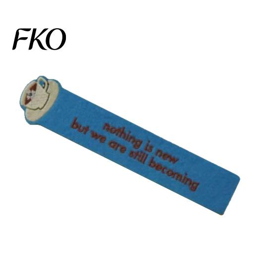 Felt Bookmark Handmade Embroidered Bookmark, Coffee Cup Book Page Marker, Lint-free Reading Accessories for Men Women Lovers Scrapbook