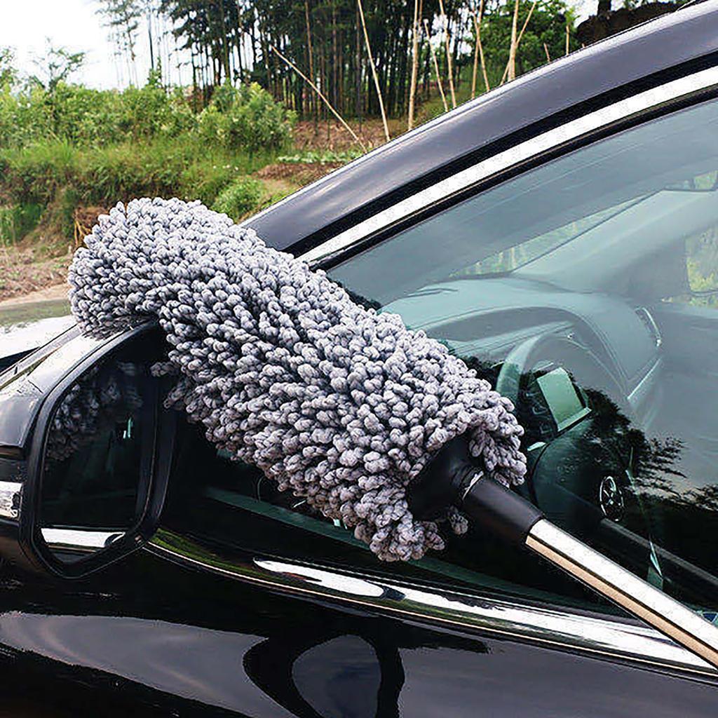 Пыльник из микрофибры для автомобиля, телескопический пыльник, портативный пылесос, автомойка, принадлежности для влажной уборки автомобиля, щетка, пыльник, швабра, очиститель, длинный, принадлежности, швабра,