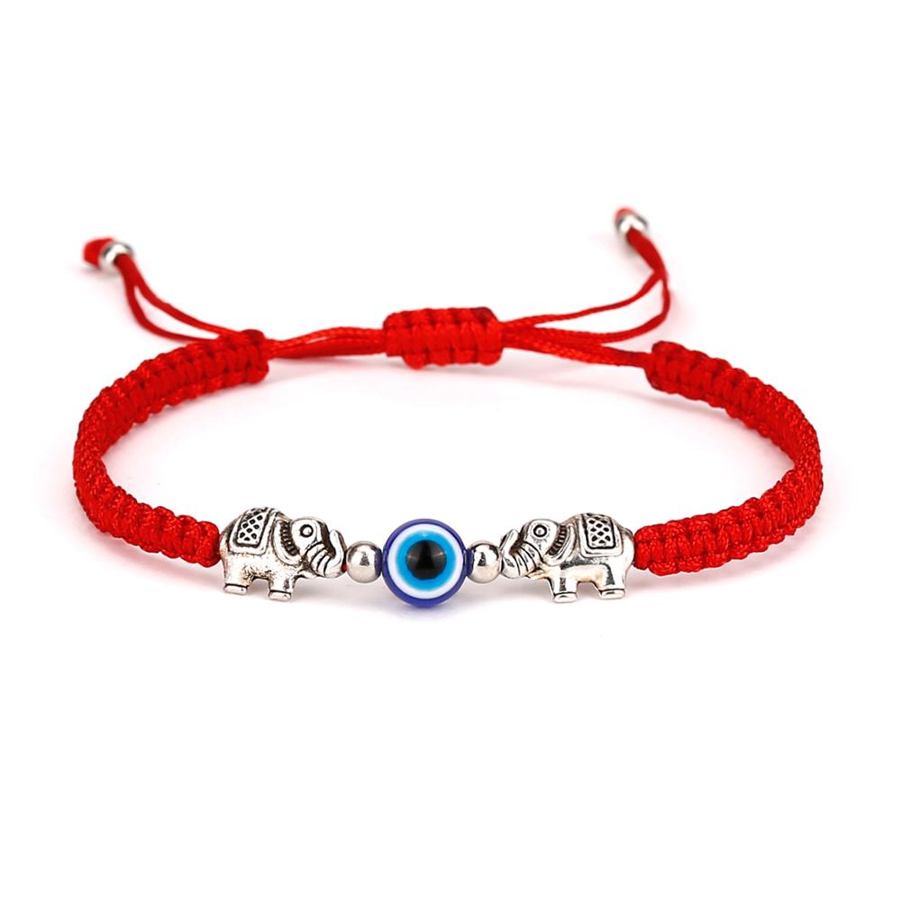 Lucky Blue Evil Eye Charms Bracelet Handmade Black Red String Thread Rope Couple Bracelet 2020 Lucky Jewelry For Women Men Gifts