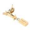 Saint Laurent Logo Pattern Brass/Glass Single Earring Women earrings Gold 746624Y1526