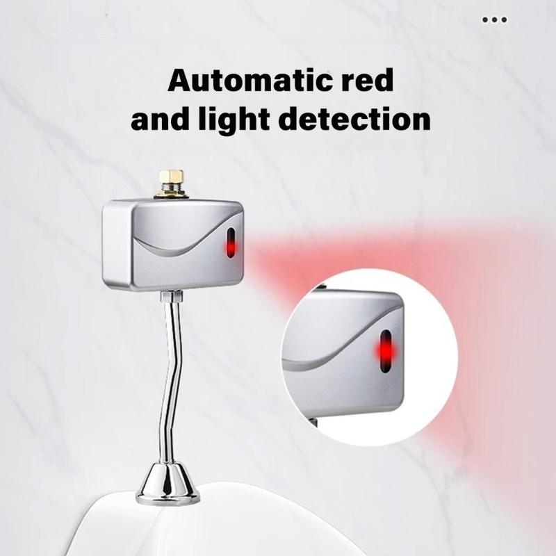 Touchless Automatic Urinal with Accuracy Flushing Control Modern ABS Small Space Saving Structure for Home Commercial