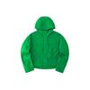 Solid Color Zip-Up Hooded Sports Windbreaker Women Outerwear Noah-Green 162428609-3