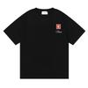 Cross-border European and American trendy brand RHUDE Morocco micro-label printed short-sleeved t-shirt for men and women couples high street loose