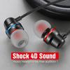 G 2 Wired Headset In-ear With Microphone Metal 9D Heavy Bass Fone  Ouvido Com Fio With Volume Control Phone Call Handsfre