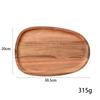 Creative Acacia Wood Fruit Plate Japanese Fruit Snack Plate Restaurant Food Plate Multifunctional Tray Teacup Tray