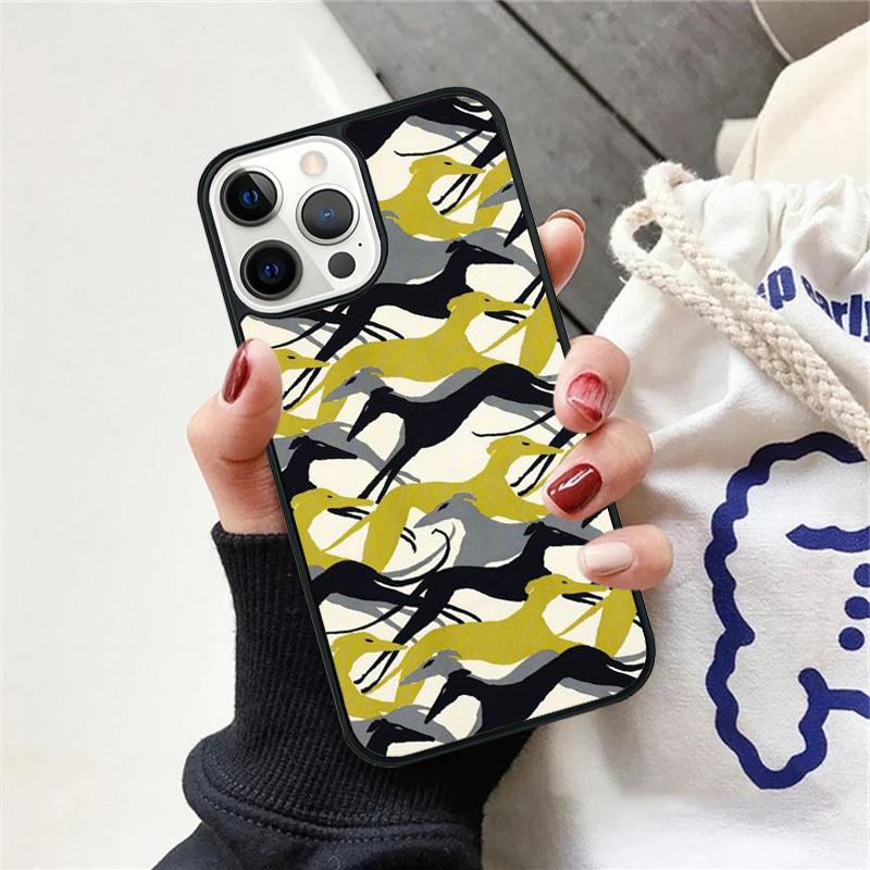 Чехол для телефона Грейхаунд Для iPhone 17 Air 12 Plus Max для iPhone 17 Air 15 16 11 13 14 Pro Max Fundas