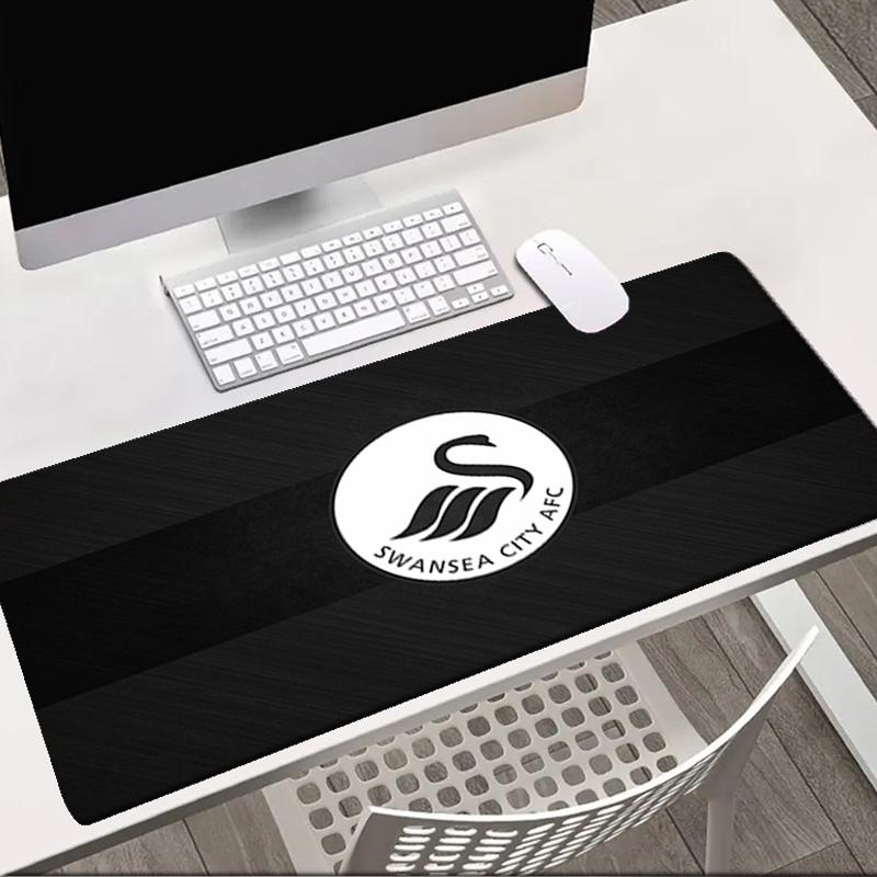 Swansea City Crest Mouse pad Office Desk Mat, Gaming Mouse Pad Mousepad, keyboard pad,Heavy-Duty Non-Slip Rubber Backing, Gift
