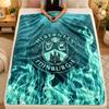 Фланелевое одеяло Hibernian FC Теплое Мягкое Плед для Использования на Диване Кровати Гостиной