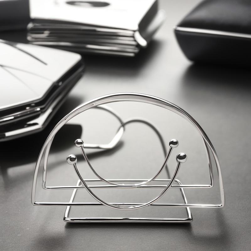 Держатель для салфеток из нержавеющей стали, держатель для салфеток, коробка, держатель для салфеток, органайзер, диспенсер для салфеток, чехол для хранения, декор стола