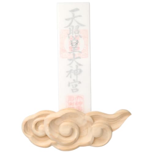 MEUMOTTO Shinto Shrine [A New Design That Will Delight the Gods] - Cloud-Shaped Kumo (Kintoun) Design, Stylish and Modern Wall-Mounted Shinto Shrine,