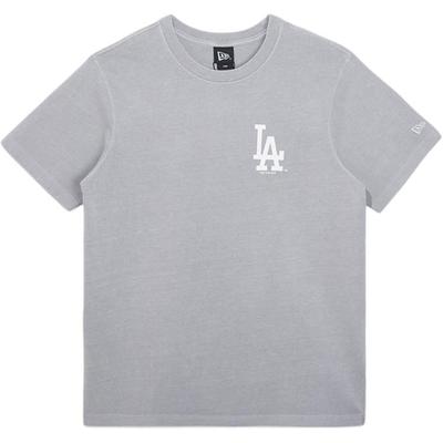 New Era MLB Los Angeles Dodgers Свободная Повседневная Футболка с Круглым Вырезом и Коротким Рукавом Унисекс Топы 14500137
