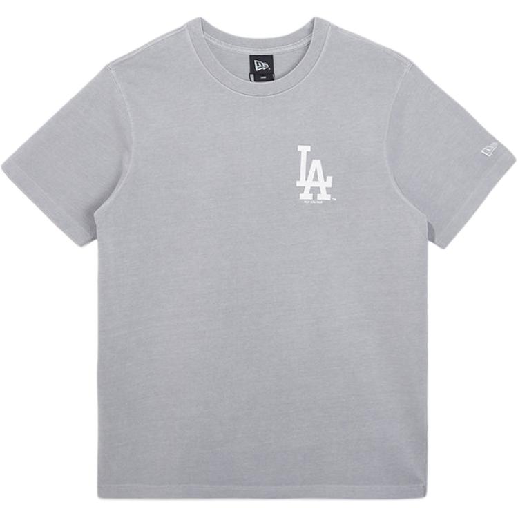 New Era MLB Los Angeles Dodgers Свободная Повседневная Футболка с Круглым Вырезом и Коротким Рукавом Унисекс Топы 14500137