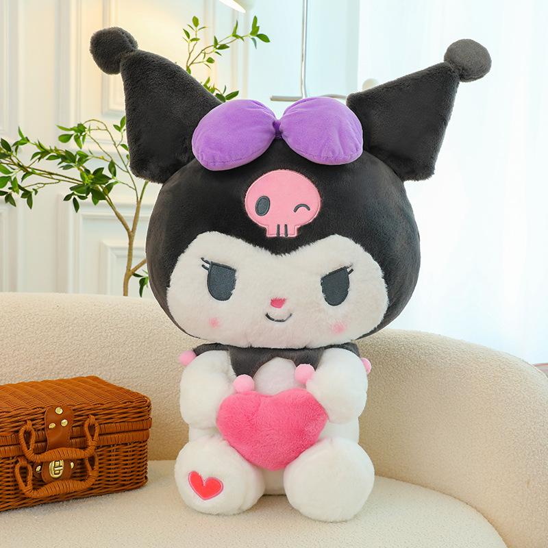 30/45/60 см Серия Sanrio Сердечки Плюшевые Игрушки Куроми Синнаморолл Набитые Плюшевые Куклы Милые Мягкие Плюшевые Рождественские Подарки Для Девочки