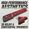 3D ABS eDrive Emblem Badge Car Decal Zinc Alloy Sticker For BMW EV Hybrid i3 i8 330e 530e X5 Trunk Fender Auto Accessories pi2