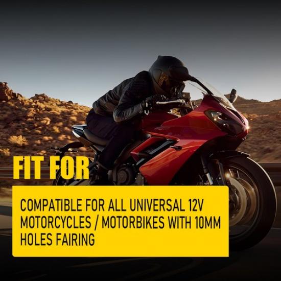 4PCS Motorcycle LED Turn Signal Flowing Light Universal For 12V Motorcycles EOOK