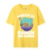 Powered By Ramen And Gaming Gamer Family Cotton Men's Top T-shirts Design Tops Tees Designer Tops Shirt Drop Shipping